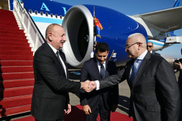 President Ilham Aliyev pays working visit to Egypt, will attend Middle East Peace Summit
