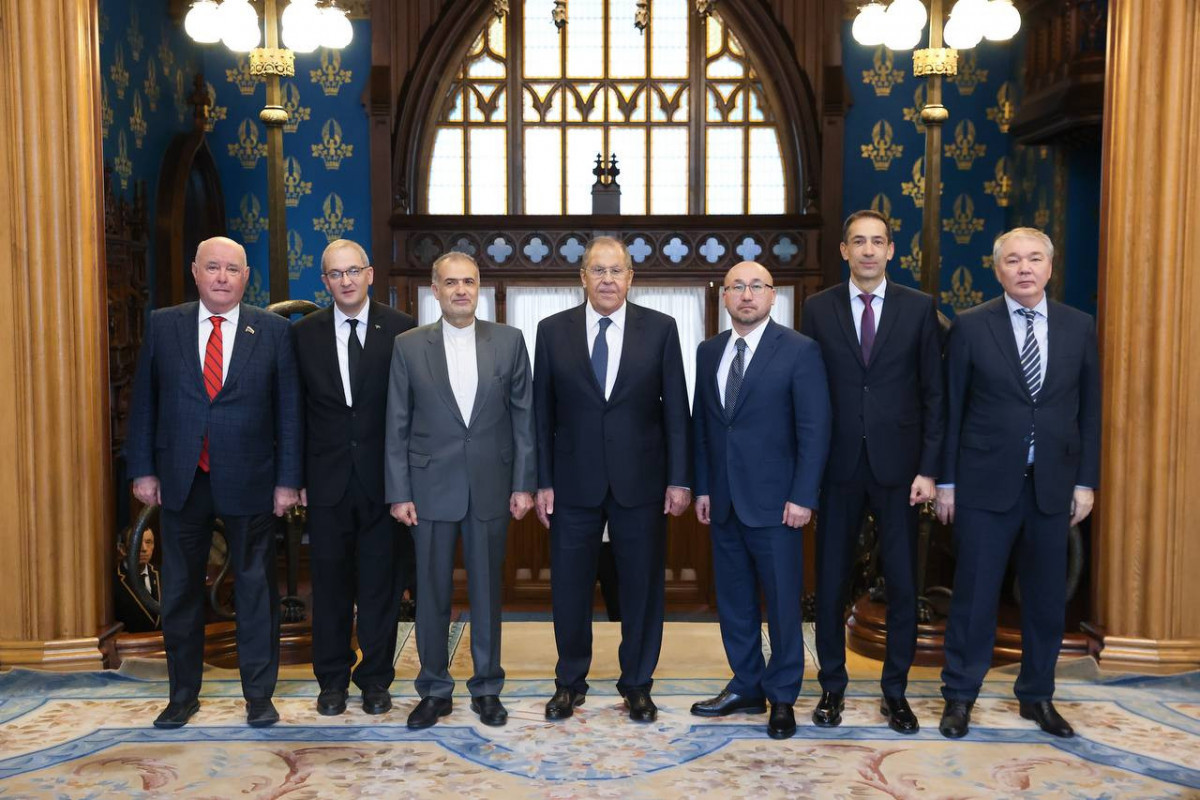 Lavrov meets ambassadors of Caspian littoral states in Moscow