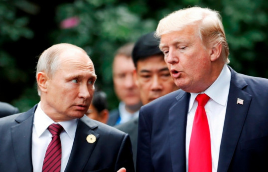 Russian President Vladimir Putin and US President Donald Trump