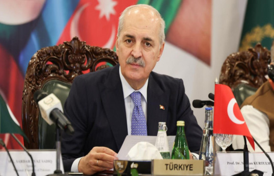 Speaker of the Grand National Assembly of Türkiye Numan Kurtulmush