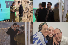 Freed Israeli hostages meet with their families-PHOTO 