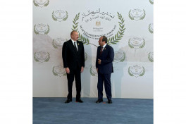 President of Azerbaijan Ilham Aliyev participates in Middle East Peace Summit-VIDEO -UPDATED-4 