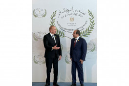 President of Azerbaijan Ilham Aliyev participates in Middle East Peace Summit-VIDEO -UPDATED-4 