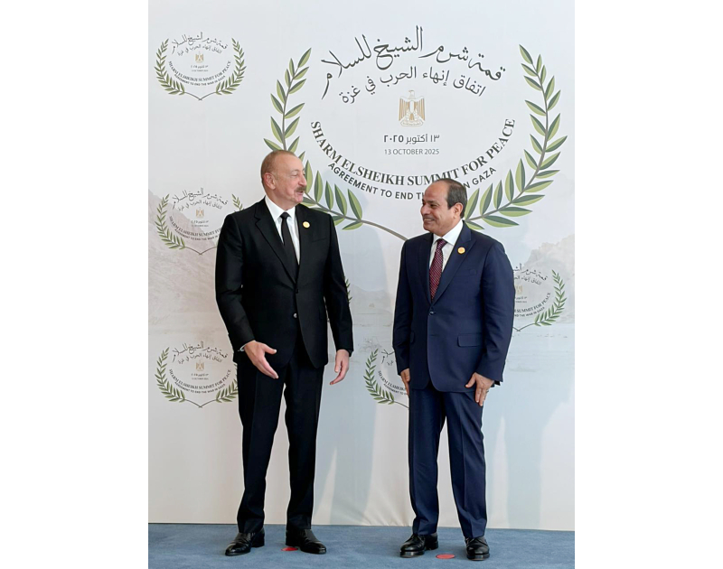 President of Azerbaijan Ilham Aliyev participates in Middle East Peace Summit-VIDEO -UPDATED-4 