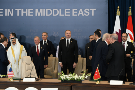 President of Azerbaijan Ilham Aliyev participates in Middle East Peace Summit-VIDEO -UPDATED-4 