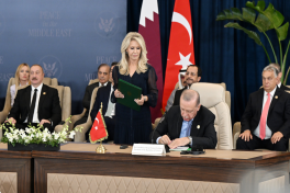 President of Azerbaijan Ilham Aliyev participates in Middle East Peace Summit-VIDEO -UPDATED-4 