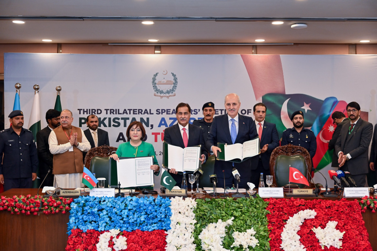 Speakers of Azerbaijan, Pakistan, and Türkiye adopt Islamabad Declaration