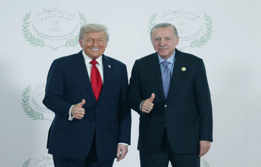 Donald Trump, US President and Recep Tayyip Erdoğan, Turkish President