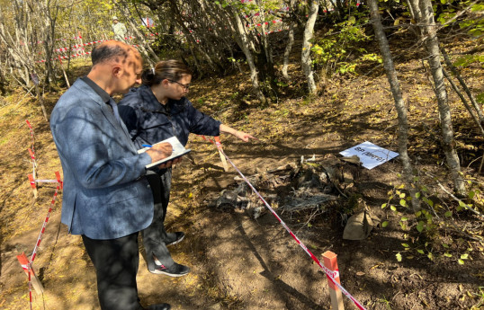 Ombudsman representatives investigated mass grave discovered in Aghdara on-site