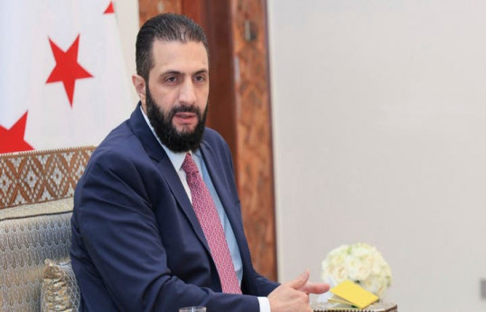Syria's de facto leader Ahmed al-Sharaa