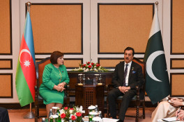 Azerbaijani Parliament Speaker met with Chairman of Senate of Islamic Republic of Pakistan