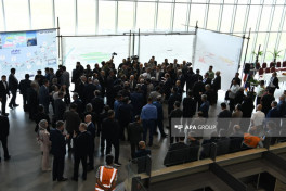 Azerbaijan, Iran, and Russia delegations inspect South Cargo Terminal-PHOTO 