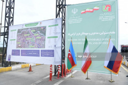 Azerbaijan, Iran, and Russia delegations inspect South Cargo Terminal-PHOTO 