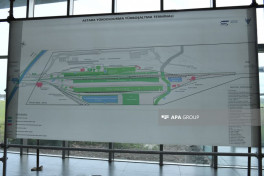 Azerbaijan, Iran, and Russia delegations inspect South Cargo Terminal-PHOTO 