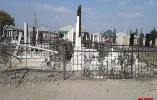 Five years pass since Armenian army's shelling of Terter cemetery