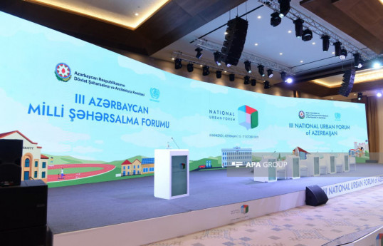 3rd Azerbaijan National Urban Forum opened in Khankendi-PHOTO -UPDATED 