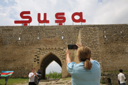 Info tour organized to Azerbaijan's Shusha city-VIDEO 