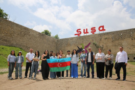 Info tour organized to Azerbaijan's Shusha city-VIDEO 
