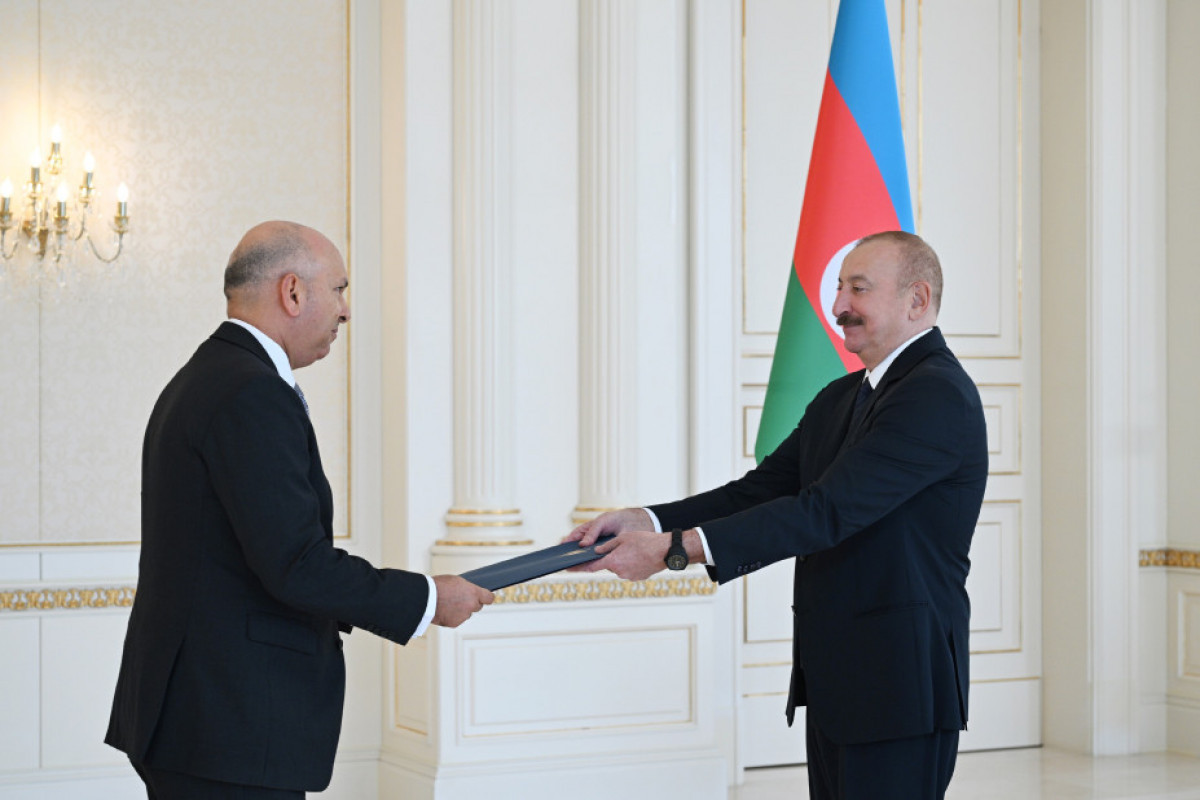 President Ilham Aliyev received credentials of newly appointed ambassador of Egypt to Azerbaijan