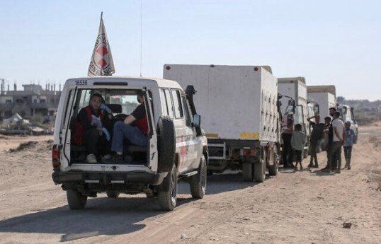 Israel sends bodies of 30 Palestinians to Gaza in line with deal, Red Cross says