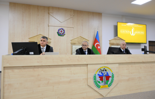 Documents on damage to economy and environment from Armenian armed forces' occupation of Azerbaijani territories examined in court