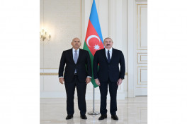 President Ilham Aliyev received credentials of newly appointed ambassador of Egypt to Azerbaijan