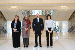 President Ilham Aliyev received Executive Director of UN Human Settlements Programme