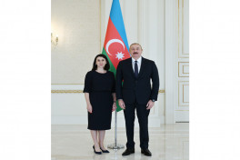 President of Azerbaijan accepted credentials of newly appointed ambassador of France