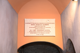 Restoration project of the Catacombs of Commodilla inaugurated at the Vatican First Vice-President of Azerbaijan Mehriban Aliyeva attended opening ceremony