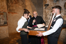 Restoration project of the Catacombs of Commodilla inaugurated at the Vatican First Vice-President of Azerbaijan Mehriban Aliyeva attended opening ceremony
