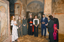 Restoration project of the Catacombs of Commodilla inaugurated at the Vatican First Vice-President of Azerbaijan Mehriban Aliyeva attended opening ceremony