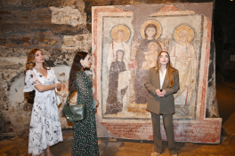 Restoration project of the Catacombs of Commodilla inaugurated at the Vatican First Vice-President of Azerbaijan Mehriban Aliyeva attended opening ceremony