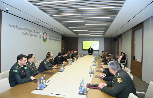 Azerbaijan’s foreign policy priorities discussed with National Defense University course participants