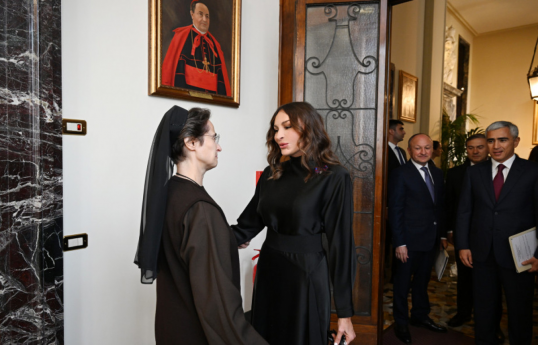 Mehriban Aliyeva met with President of Governorate of Vatican City State