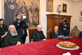 First Vice-President Mehriban Aliyeva met with Archpriest of Papal Basilica of Saint Paul Outside the Walls in Vatican
