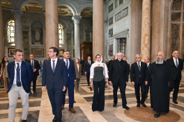 First Vice-President of Azerbaijan inspected restoration progress at Basilica of Saint Paul Outside the Walls in the Vatican