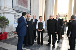 First Vice-President of Azerbaijan inspected restoration progress at Basilica of Saint Paul Outside the Walls in the Vatican