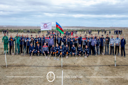 Baku Steel Company strengthens its contribution to environmental protection: about 3,000 trees planted -PHOTO 