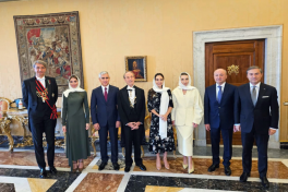 First Vice-President Mehriban Aliyeva meets with Pope Leo XIV