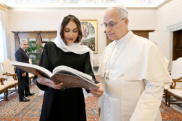 First Vice-President Mehriban Aliyeva meets with Pope Leo XIV