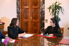 Mehriban Aliyeva met with President of Governorate of Vatican City State