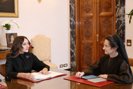 Mehriban Aliyeva met with President of Governorate of Vatican City State