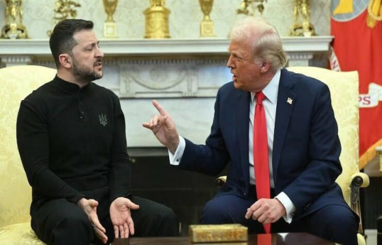 Ukrainian President Volodymyr Zelensky, US President Donald Trump