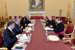 First Vice-President of Azerbaijan Mehriban Aliyeva met with Vatican’s Secretary of State