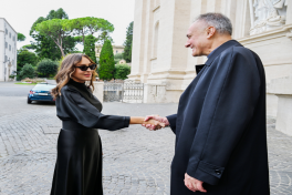First Vice-President Mehriban Aliyeva inspected restoration progress at Saint Peter’s Basilica