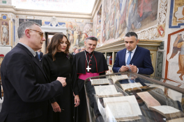 First Vice-President of Azerbaijan Mehriban Aliyeva visited Vatican Apostolic Library