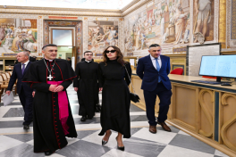 First Vice-President of Azerbaijan Mehriban Aliyeva visited Vatican Apostolic Library
