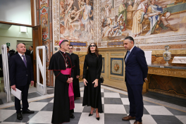 First Vice-President of Azerbaijan Mehriban Aliyeva visited Vatican Apostolic Library