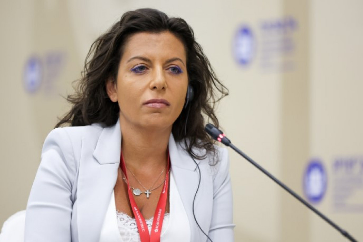 Margarita Simonyan, a russian journalist of Armenian origin
