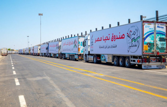 Egypt sends new aid convoy to Gaza